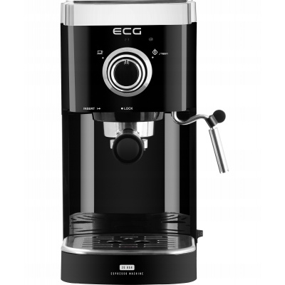 Bankový tlakový kávovar ECG ESP 20301 Black 1450 W čierny