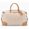 Cestovná taška Weekender s prvkami ekokože, béžová