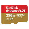 SanDisk MicroSDXC Extreme Plus 256GB (R200MB/s) + Adapter, 2 years RescuePRO Deluxe - 00214502