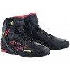 ALPINESTARS topánky FASTER-3 RIDEKNIT čiernej/červenej/žltej fluo/sivej 2024 - 47,5