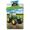 Faro | Obliečky Zelený traktor FR04 - 140x200, 70x90, 100% bavlna