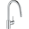 GROHE Concetto páková drezová batéria s vyťažiteľnou sprškou s prepínaním, 2jet, výška výtoku 188 mm, chróm, 31483002