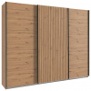 MID.YOU SKRIŇA S POS. DVER. – HOR.VED, dub artisan, 300/216/65 cm - Online Only zostavy - 001787086002