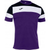 Joma Dres CREW IV T-SHIRT PURPLE-BLACK S/S Veľkosť: XS