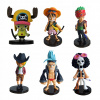 Bábika - 6 kusov anime jeden kus luffy chopper zoro model r (Bábika - 6 kusov anime jeden kus luffy chopper zoro model r)