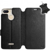 Flip puzdro na mobil Xiaomi Redmi 6 – Čierne – kožené – Black Leather 5903226495788
