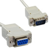 Kabel PremiumCord MD9-FD9 pro sériový přenos dat, rozebírací 10m, světle šedý