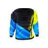 FLOORBEE Goalie Armor Jersey 2.0 black/blue XXL, čierna / modrá / neónovo žltá