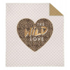 DETEXPOL Prehoz na posteľ Wild Love Polyester, 220/240 cm