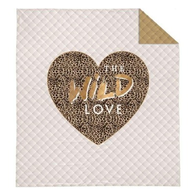 DETEXPOL Prehoz na posteľ Wild Love Polyester, 220/240 cm