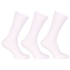 3PACK ponožky Nedeto vysoké bambusové biele (3PBV02) L