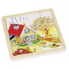 Goki Goki Viacvrstvové puzzle - Ročné obdobia