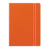 Poznámkový blok Filofax vreckový s organizérom, oranžový
