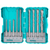 TOTAL-TOOLS TACSDL30901 Vrtáky, sada 9ks, SDS Plus, industrial, SDS Plus TOTAL TOOLS