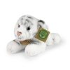 Rappa Plyšový tiger biely ležiaci 17 cm ECO-FRIENDLY