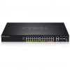 Zyxel XGS2220-30HP Riadený L3 Gigabit Ethernet (10/100/1000) Podpora napájania cez Ethernet (PoE) Čierna (XGS2220-30HP-EU0101F)