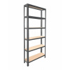 Meets-ecommerce UG Kovový regál 180x130x30, 4-6 políc Farba: Antracitová, Počet polic: 6 políc