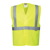 PORTWEST HI-VIS C472 / Reflexná vesta s jedným pruhom - HV žltá 4XL/5XL