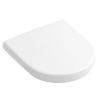 Villeroy & Boch Villeroy&Boch SUBWAY 2.0 WC sedadlo s krytom, závesy z nehrdzavejúcej ocele, biela, 9M68S101