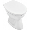 VILLEROY & BOCH O.novo samostatne stojace WC s hlbokým splachovaním bez vnútorného okraja, 360 x 475 mm, biela alpská, s povrchom CeramicPlus, 7618R0R1