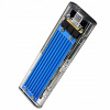 Disková kapsa Orico TCM2-C3 M.2 NVME na USB-C 10Gb/s - modrá