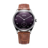 Vulcain Grand Prix - Small Seconds Purple - Brown Alligator (CITES) + 5 rokov záruka a darček ZADARMO