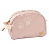 Kozmetická taštička Toiletry Pouch Beaba Canvas Dusty Rose so zipsom ružová