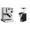 Rancilio Silvia E + Rocket Espresso FAUSTINO 3.1, black