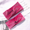 Girly Zamatové naťahovacie čelenky rose red