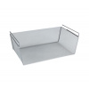 Wenko WENKO 53143100 - Košík 49x28 cm strieborný WE0507 + záruka 3 roky zadarmo + záruka 3 roky zadarmo