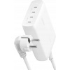 BELKIN WALL CHARGER 4X PORT USB-C GAN 200W, WHITE