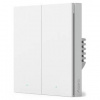 Vypínač Aqara Smart Wall Switch H1 EU (No Neutral, Double Rocker) (WS-EUK02) biely