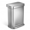 Simplehuman Odpadkový koš volně stojící Pedal bin 55 l Kartáčovaná nerez ocel mat SHCW2023