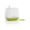 Lechuza Yula pot 17 all inclusive set biela/zelena 17x17x15 cm
