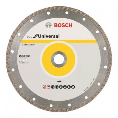 Bosch Diamantový dělicí kotouč ECO For Universal 230x22.23x3.0x7 2608615039