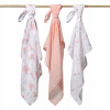 Pleny mušelínové Baby Ono Super soft baletka 3 ks v dárkovém balení (Dětské mušelínové pleny, Baby Ono, Super soft, baletka 3 ks v dárkovém balení)
