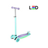 Dětská tříkolová koloběžka NILS Fun HLB1310 s LED fialová