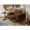 Nábytek PEGAS s.r.o. Křeslo ORION , relax přírodní kůže - Hnědá kůže