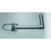 WFmetal Držák antény na stožár do průměru 150mm s vinklem, žárový zinek, délka 35cm