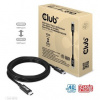 Club3D CAC-1579 USB-C PD, 8K60Hz UHD, 240W, 3m, černý