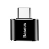 Baseus USB na USB Type-C 2,4A adaptér (čierny) 018468