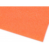 Samolepiaca penová guma Moosgummi s glitrami 20x30 cm Farba: 17 oranžová dyňová