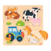 Goki puzzle zvieratá na farme