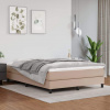 vidaXL Matrac s taštičkovými pružinami kávový 140x200x20 cm umelá koža