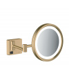 Hansgrohe AddStoris, kozmetické zrkadlo s LED osvetlením, kartáčovaný bronz, HAN-41790140