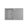 Granitový drez Teka CLIVO 45 B-TQ 1B 1D Hliníkovo šedá