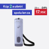 FORCLAZ Baterka TL100 na batérie 100 lúmenov fialová