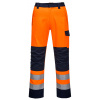 Portwest MV36 MODAFLAME RIS Nehorľavé nohavice XXL, Fluorescenčno oranžová-Námornícka modrá