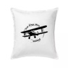 Still Plays With Planes - Vankúš 50x50 - 50x50 - Vrátane výplne ( Biela )