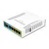 MikroTik RouterBOARD hEX PoE, 800MHz CPU, 128MB RAM, 5xGLAN, USB, PoE 802.3at, USB, SFP, vč. L4 RB960PGS